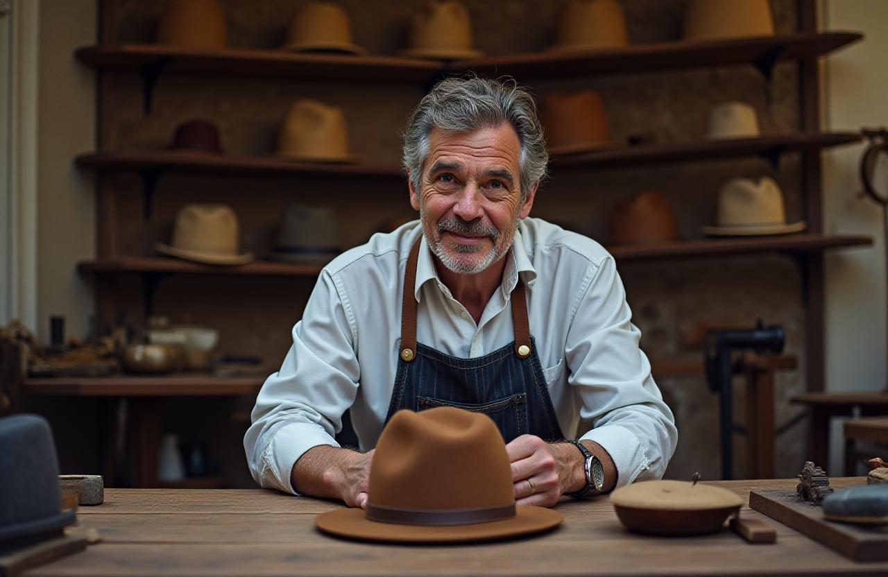 Artigiano cappellaio a Roma